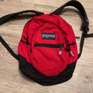 Red 6 Pocket Jansport Backpack